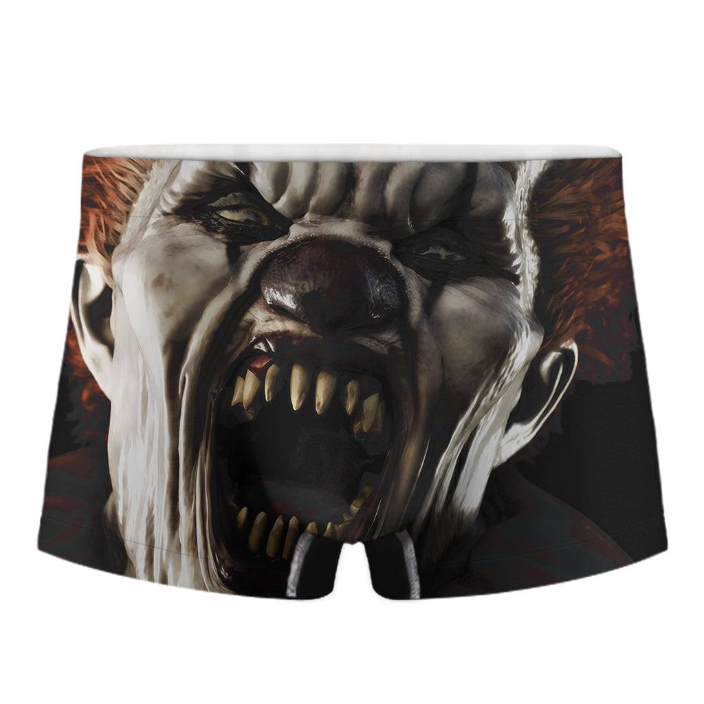 Halloween Clown Print Men's Boxer Briefs