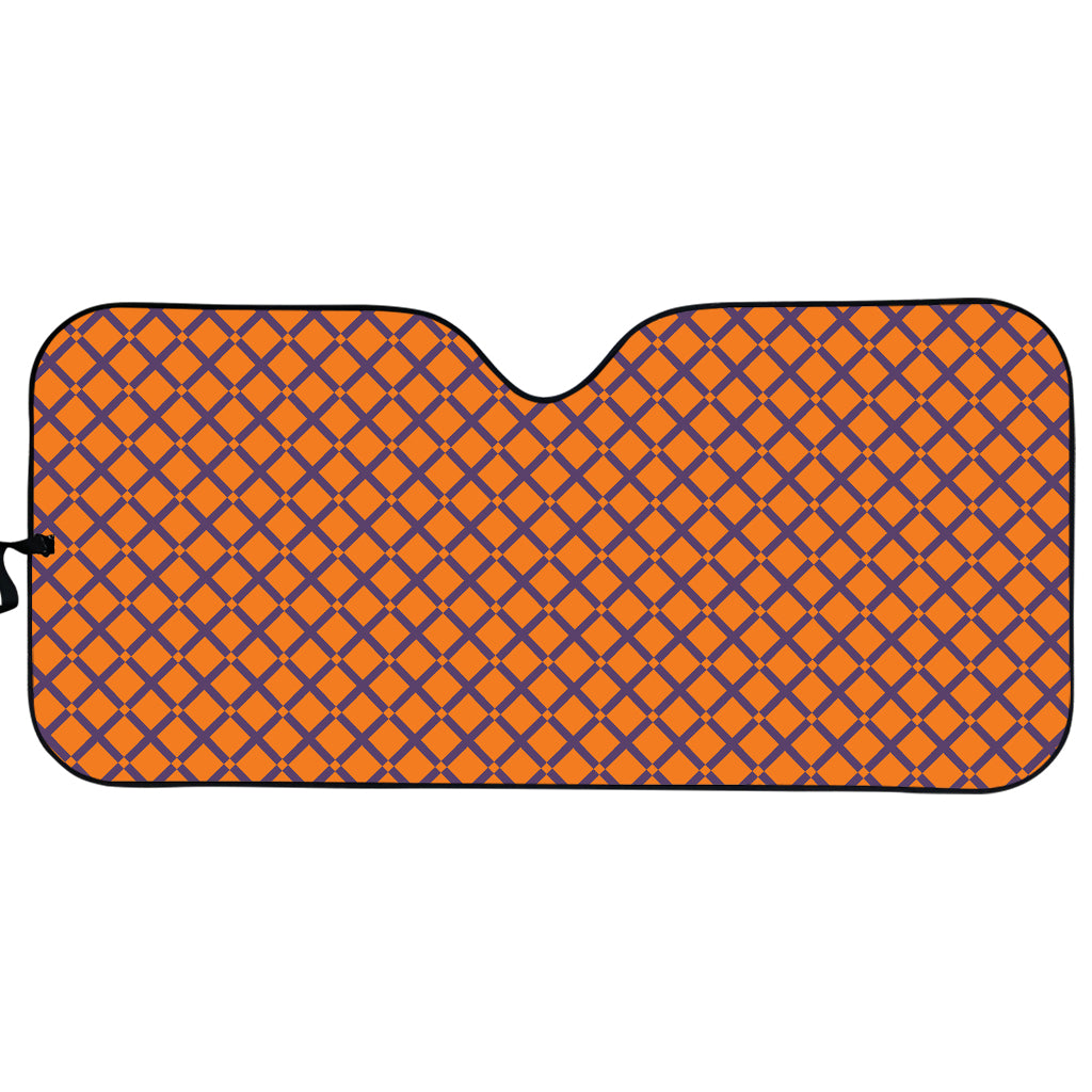 Halloween Cross Pattern Print Car Sun Shade