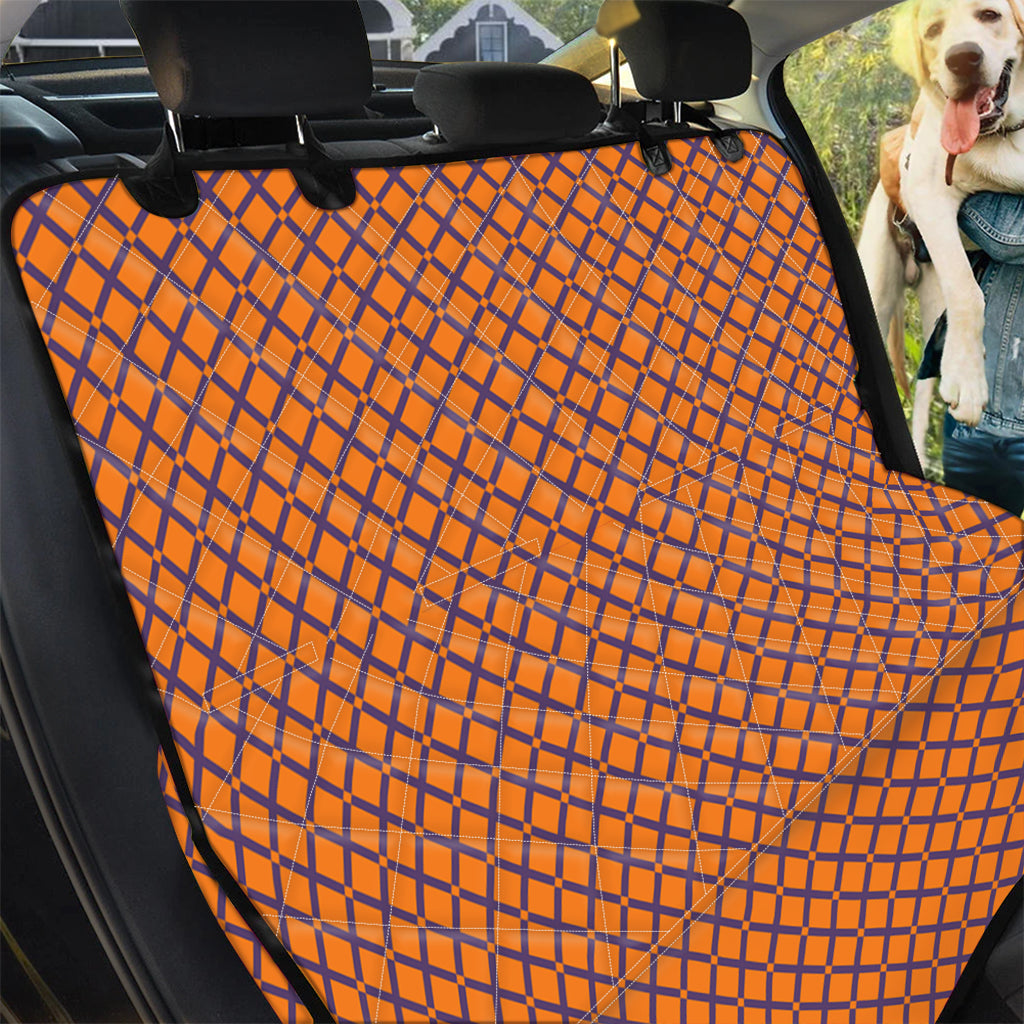 Halloween Cross Pattern Print Pet Car Back Seat Cover