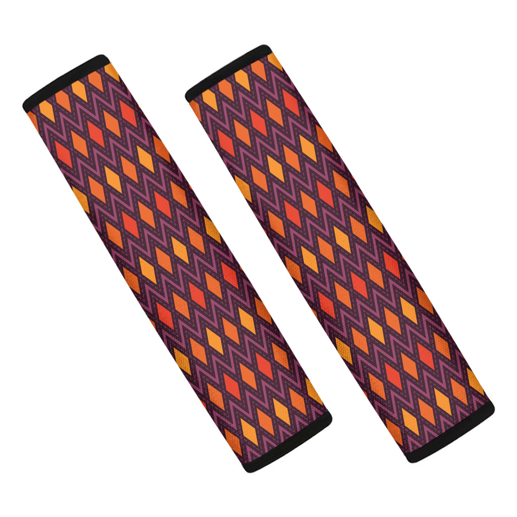 Halloween Diamond Shape Pattern Print Car Seat Belt Covers