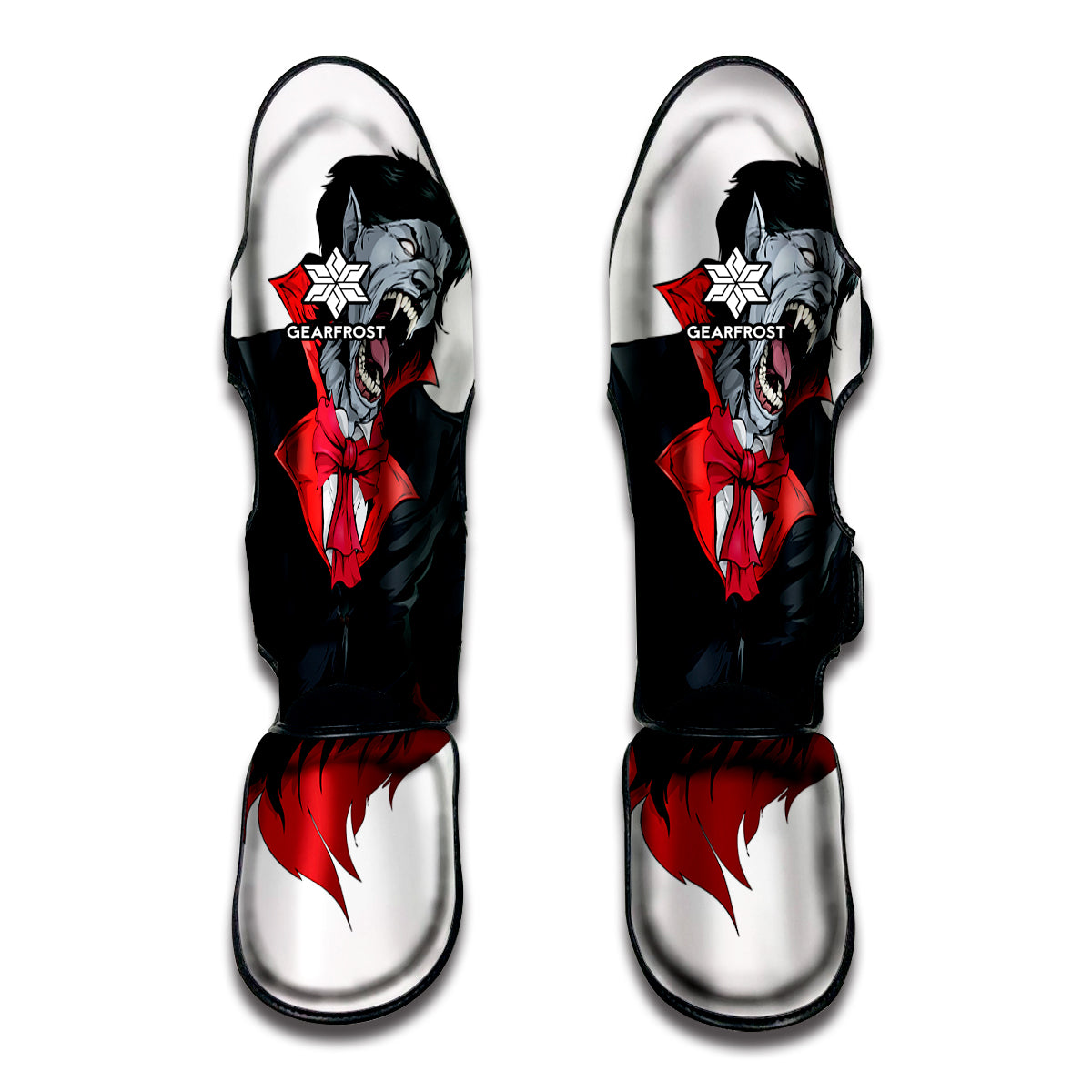 Halloween Evil Vampire Print Muay Thai Shin Guards