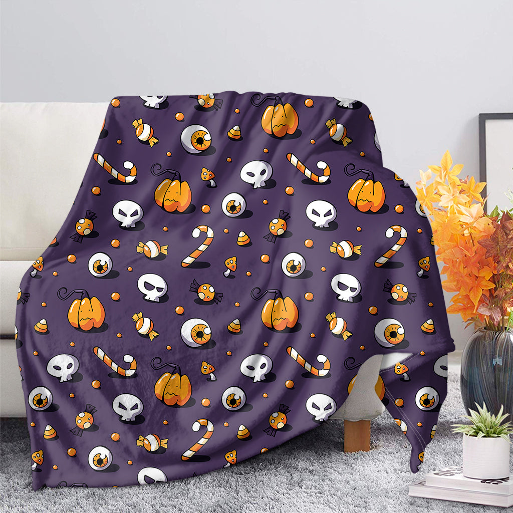 Halloween Eyeball Pattern Print Blanket