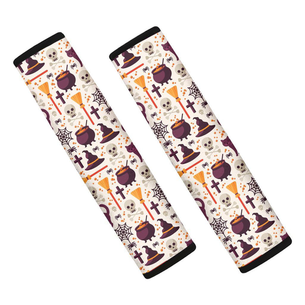 Halloween Festival Pattern Print Car Seat Belt Covers