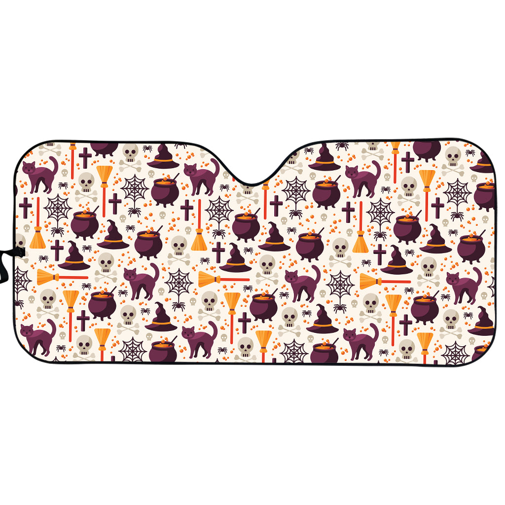 Halloween Festival Pattern Print Car Sun Shade