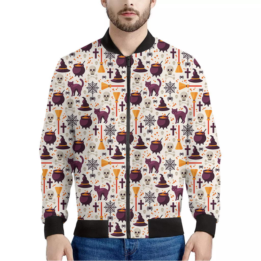 Halloween Festival Pattern Print Men's Bomber Jacket