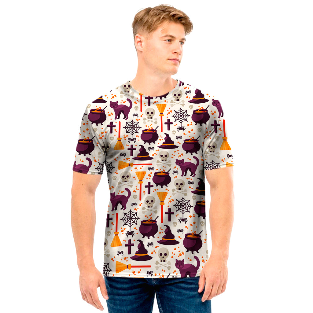 Halloween Festival Pattern Print Men's T-Shirt