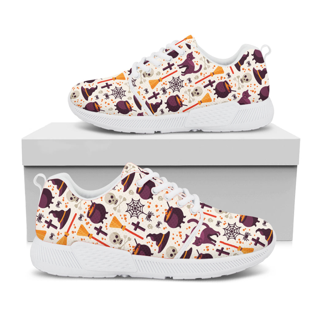 Halloween Festival Pattern Print White Athletic Shoes