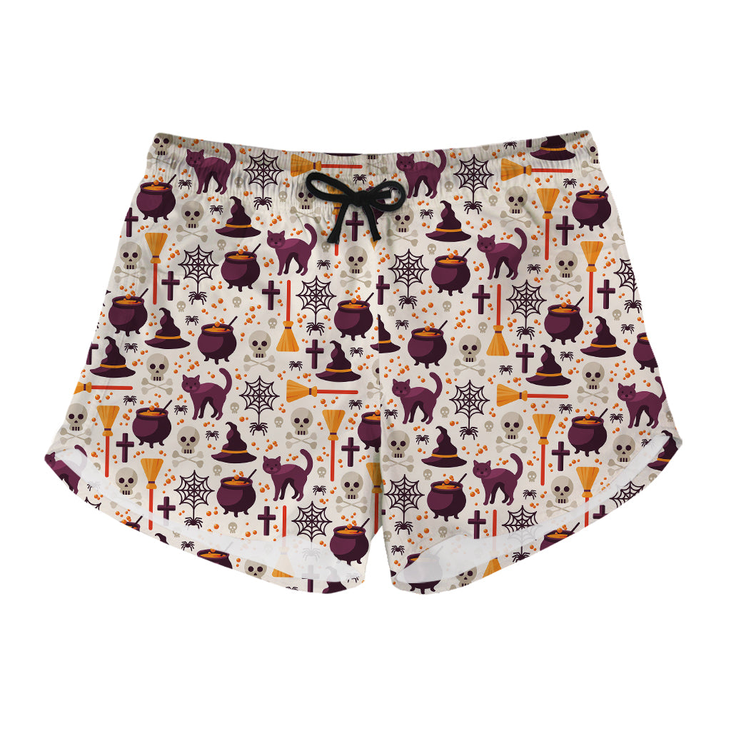 Halloween Festival Pattern Print Women's Shorts