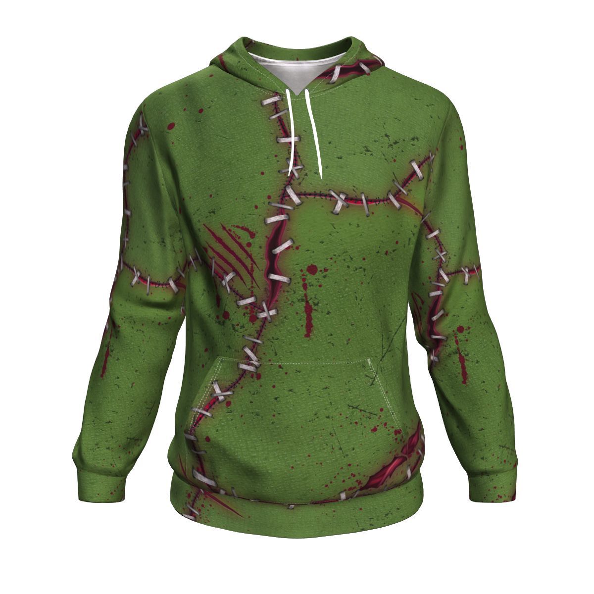 Halloween Frankenstein Inspired Pullover Hoodie