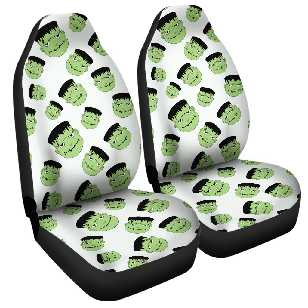 Halloween Frankenstein Pattern Print Universal Fit Car Seat Covers