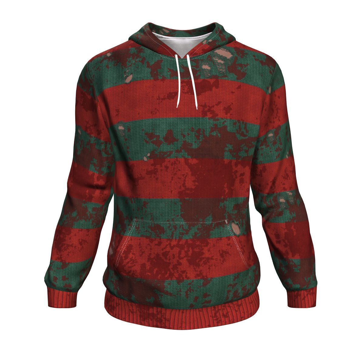 Halloween Freddy Krueger Inspired Pullover Hoodie