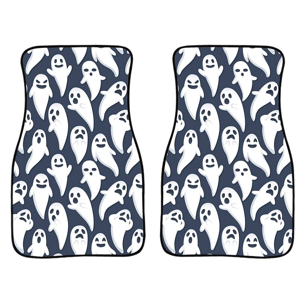 Halloween Ghost Pattern Print Front Car Floor Mats