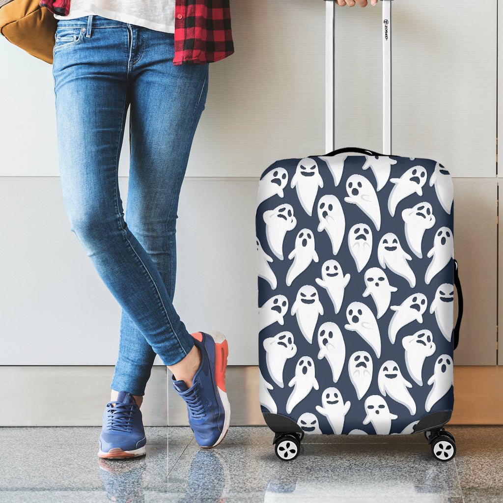 Halloween Ghost Pattern Print Luggage Cover