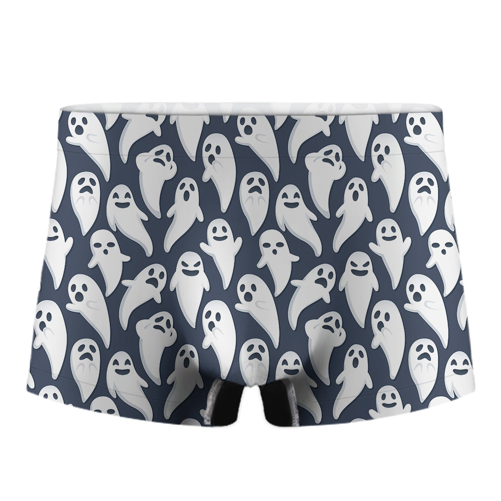 Halloween Ghost Pattern Print Men's Boxer Briefs