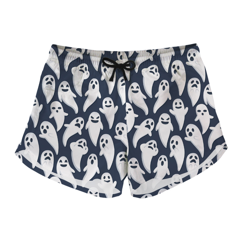 Halloween Ghost Pattern Print Women's Shorts