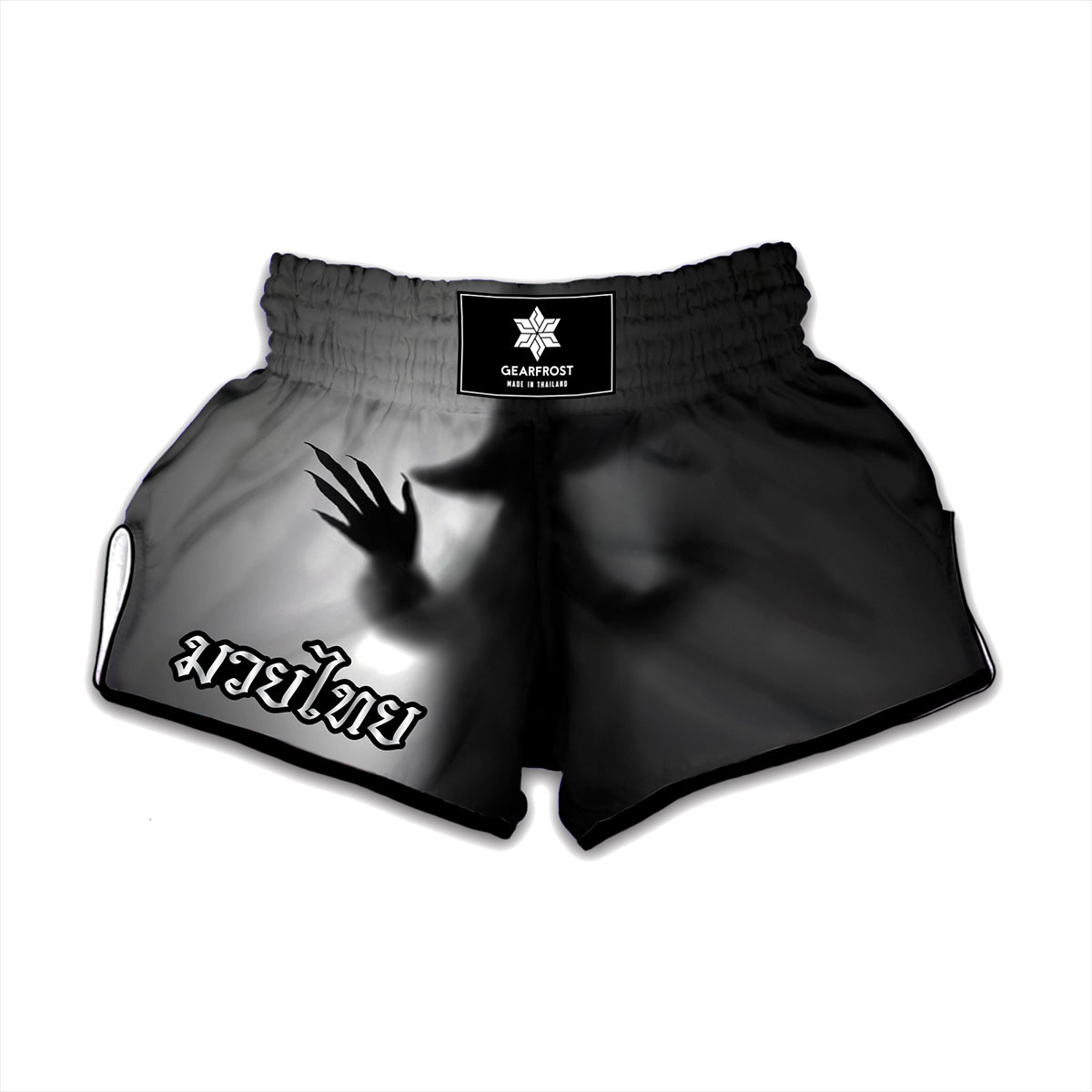 Halloween Horror Witch Print Muay Thai Boxing Shorts