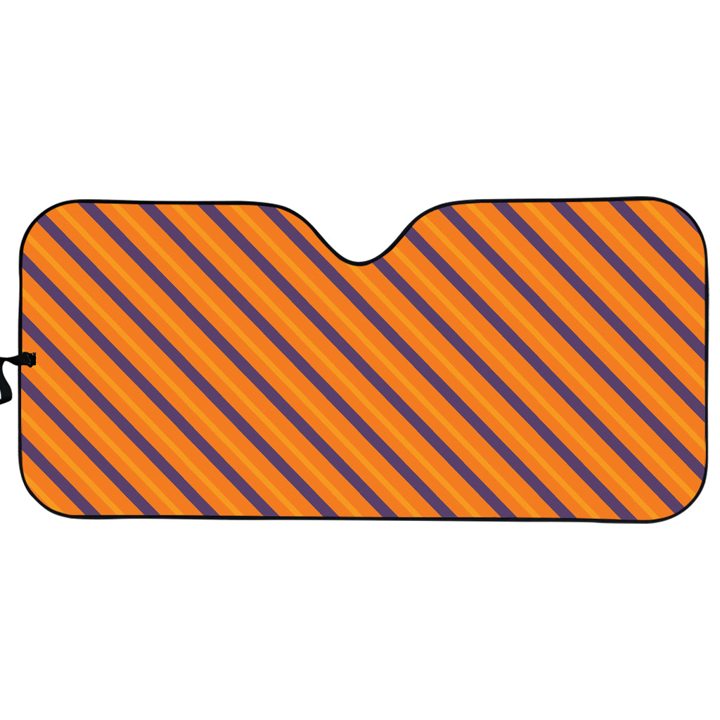 Halloween Line Pattern Print Car Sun Shade