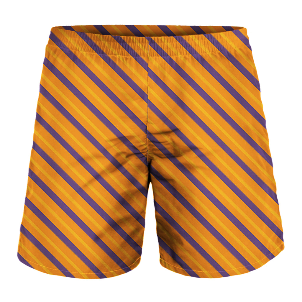 Halloween Line Pattern Print Men's Shorts