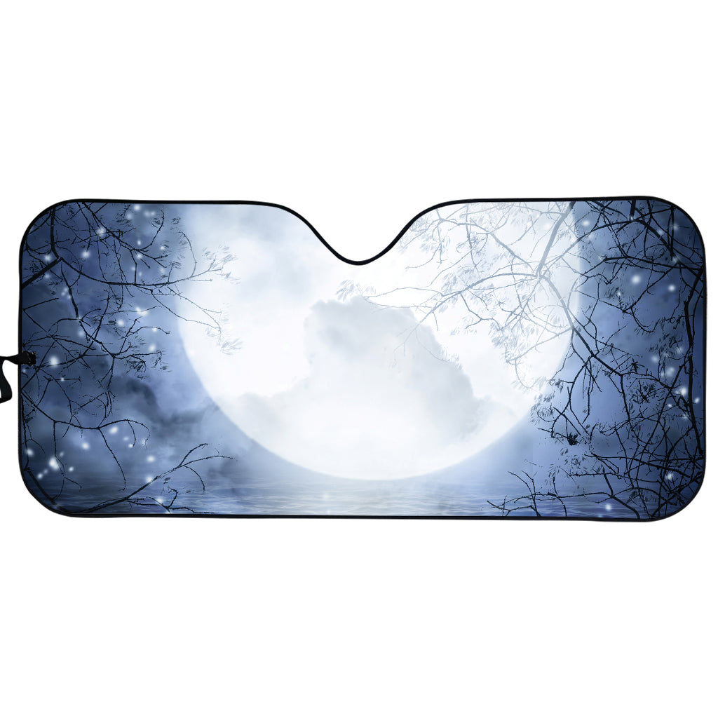 Halloween Moonlight Print Car Sun Shade