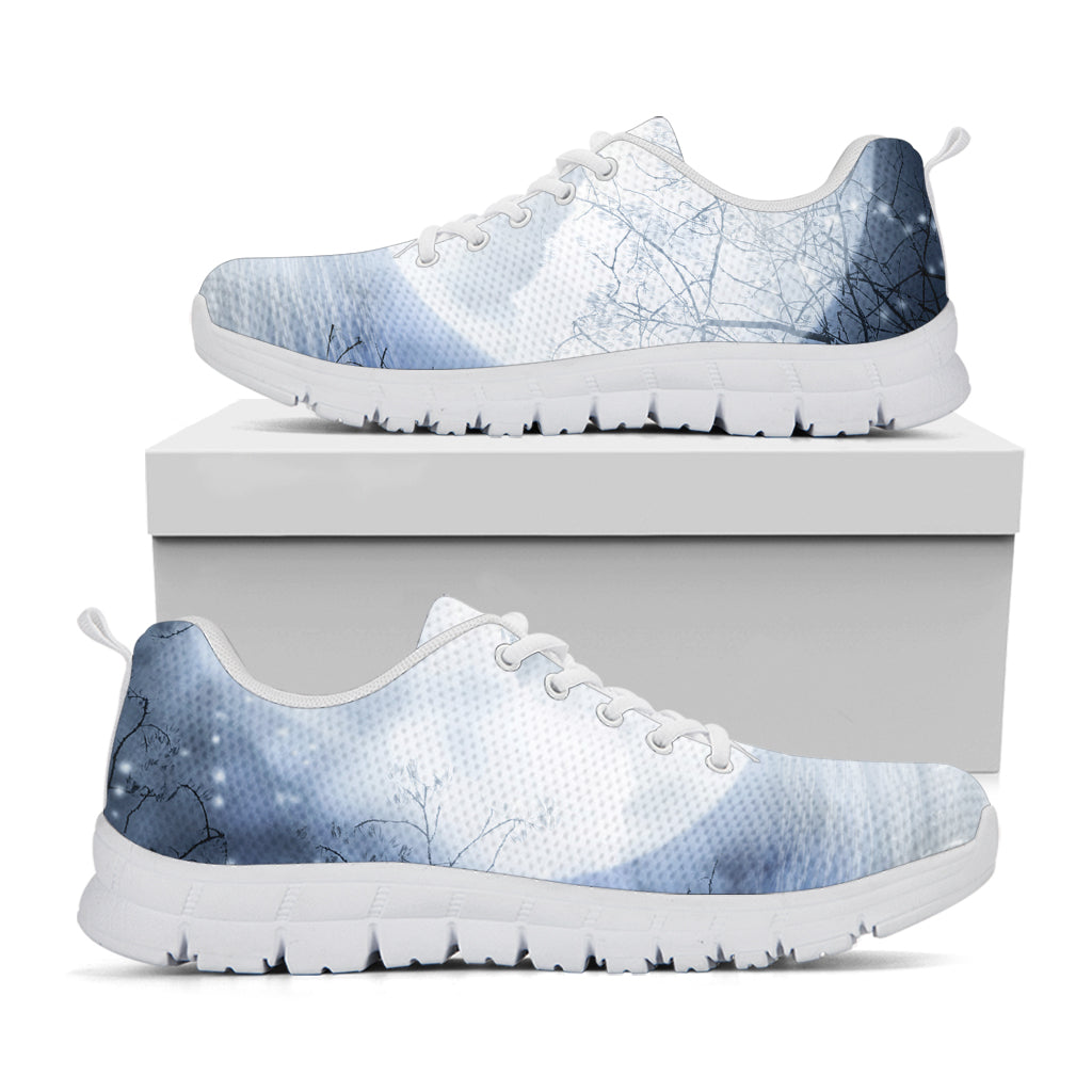 Halloween Moonlight Print White Sneakers