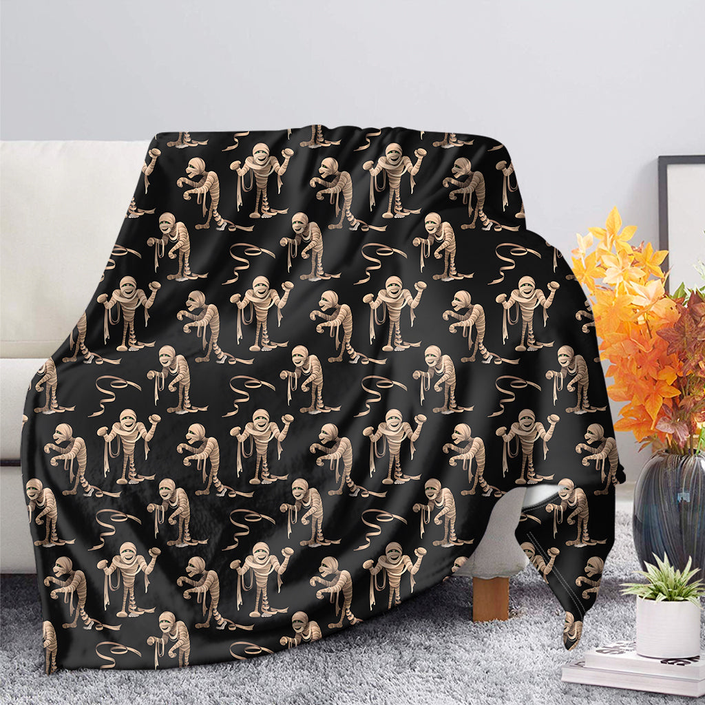 Halloween Mummy Pattern Print Blanket