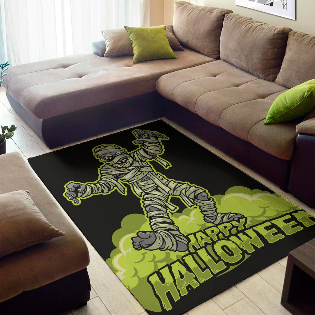 Halloween Mummy Print Area Rug