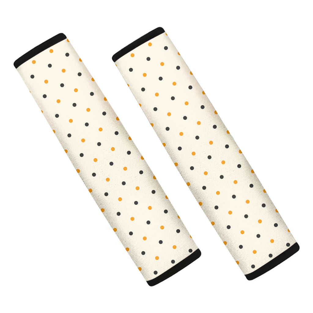 Halloween Polka Dot Pattern Print Car Seat Belt Covers