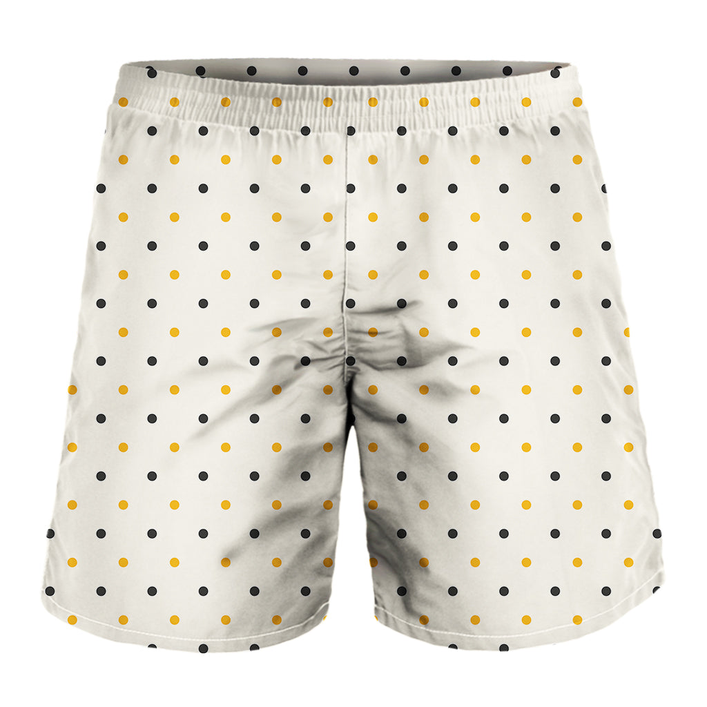 Halloween Polka Dot Pattern Print Men's Shorts