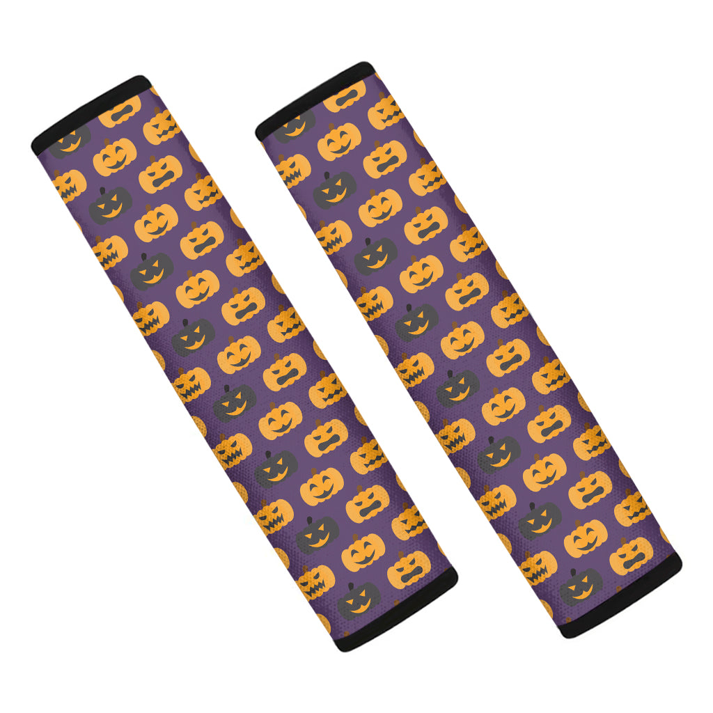 Halloween Pumpkin Pattern Print Car Seat Belt Covers