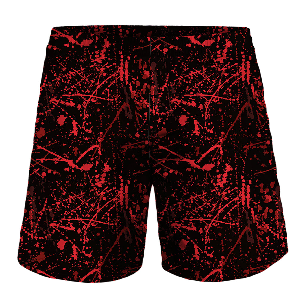 Halloween Red Blood Print Men's Shorts