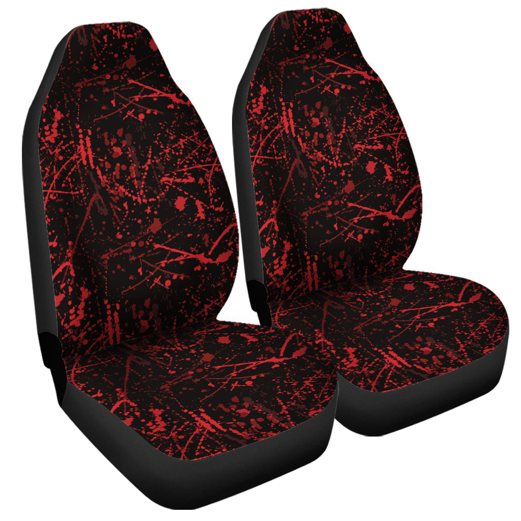 Halloween Red Blood Print Universal Fit Car Seat Covers