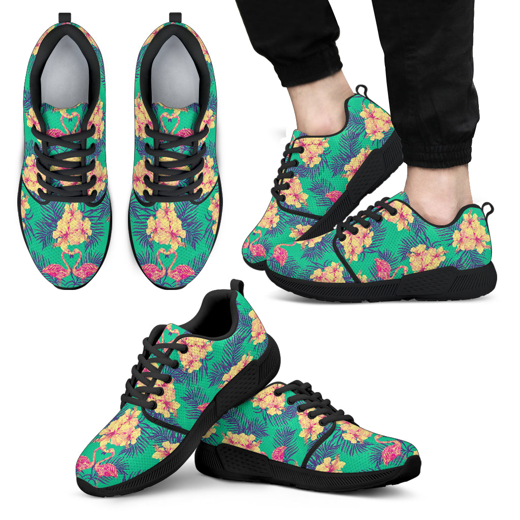 Hawaii Tropical Paradise Pattern Print Men's Athletic Shoes