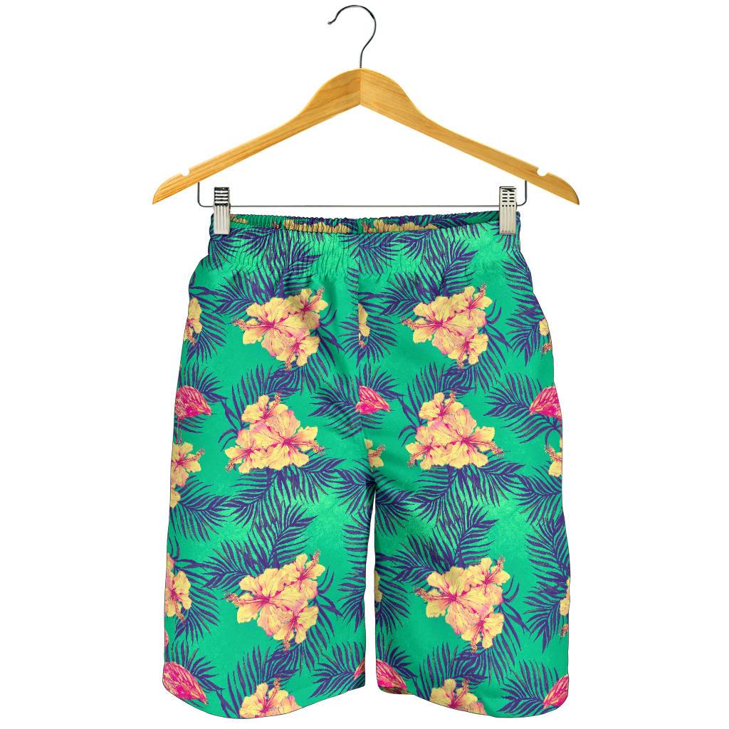 Hawaii Tropical Paradise Pattern Print Men's Shorts