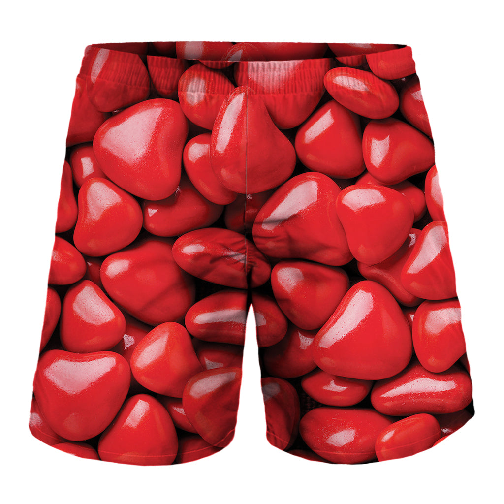 Heart Chocolate Candy Print Men's Shorts