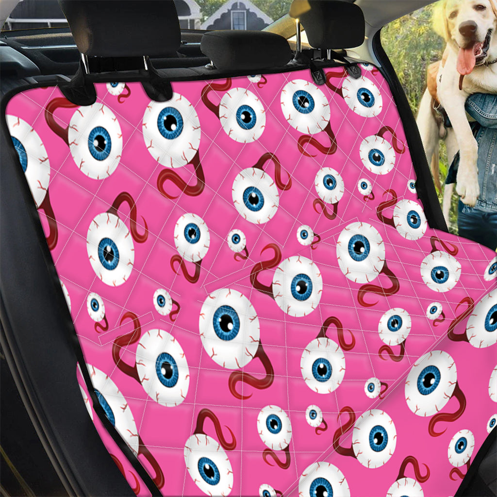 Human Eyeball Pattern Print Pet Car Back Seat Cover