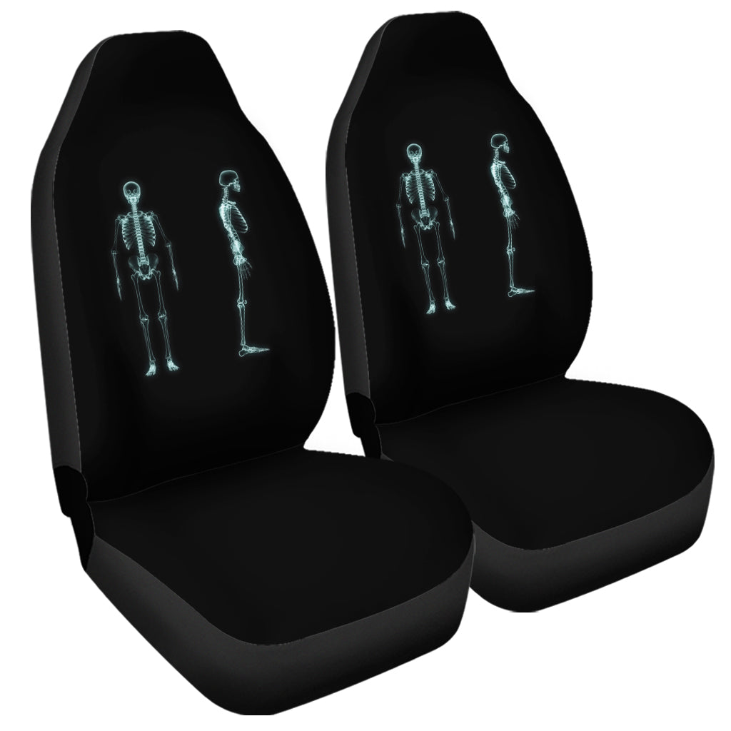 Human Skeleton X-Ray Print Universal Fit Car Seat Covers