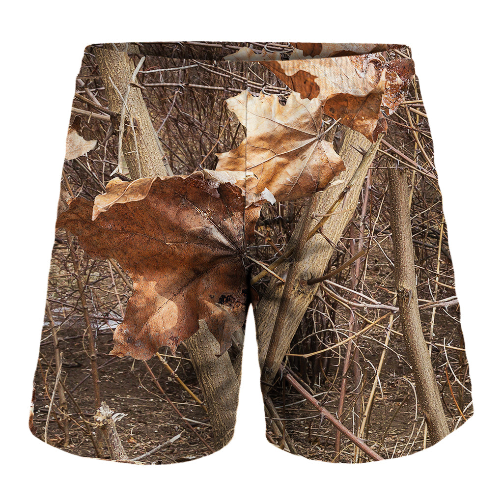 Hunting Camo Pattern Print Men's Shorts