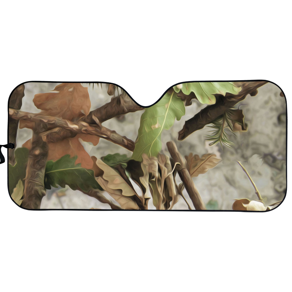 Hunting Camouflage Pattern Print Car Sun Shade