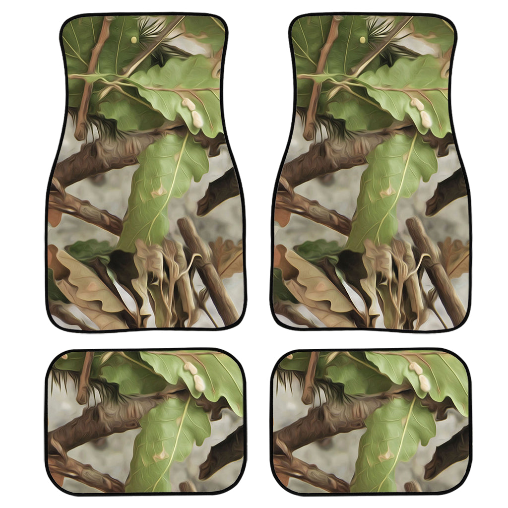 Hunting Camouflage Pattern Print Front and Back Car Floor Mats