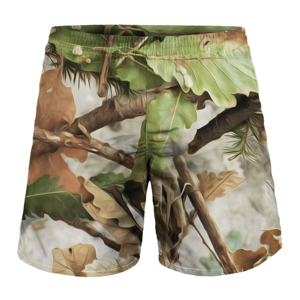 Hunting Camouflage Pattern Print Men's Shorts