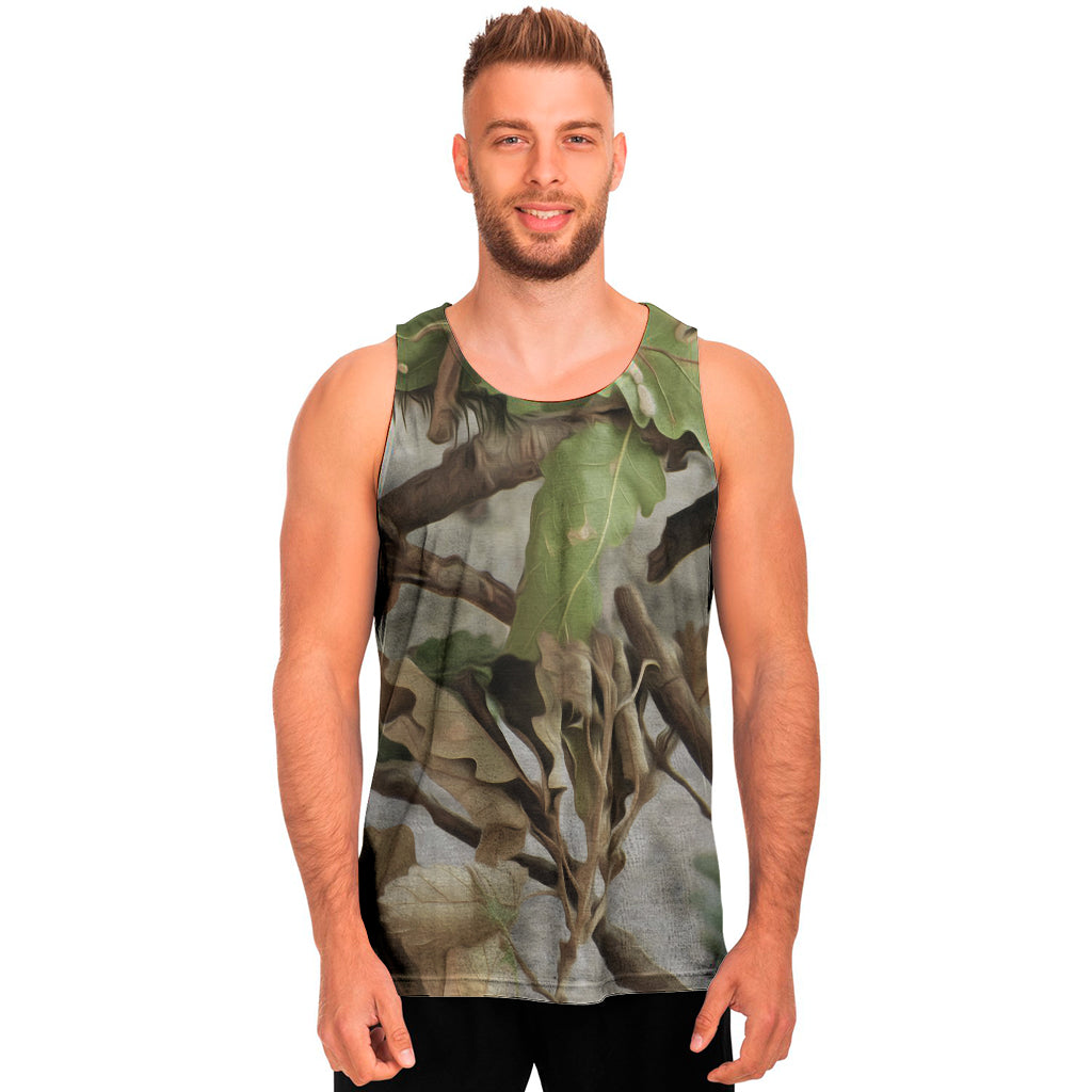 Hunting Camouflage Pattern Print Men's Tank Top