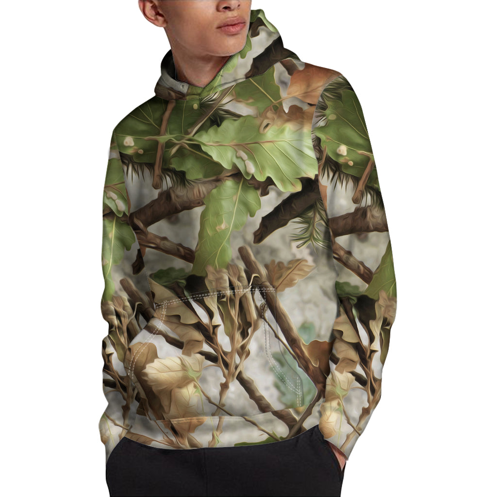 Hunting Camouflage Pattern Print Pullover Hoodie