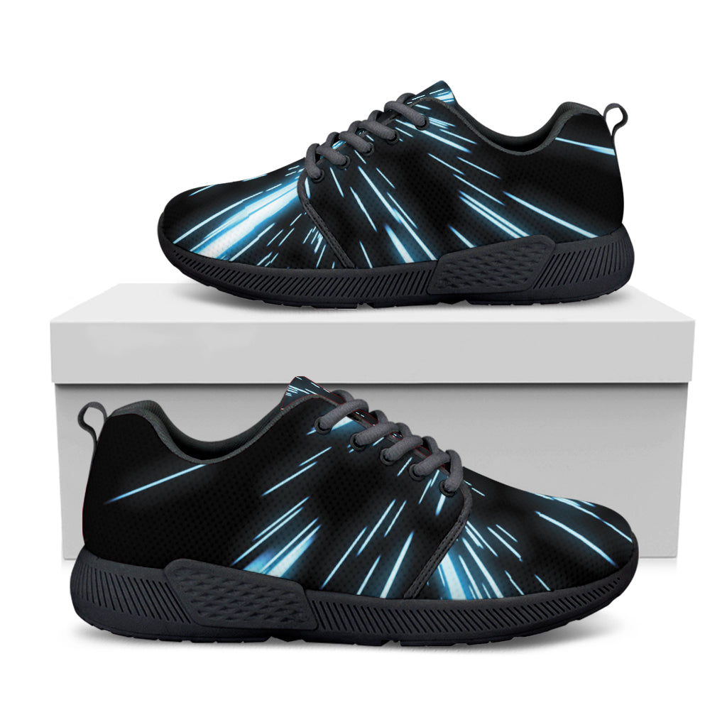 Hyperspace Lightspeed Print Black Athletic Shoes