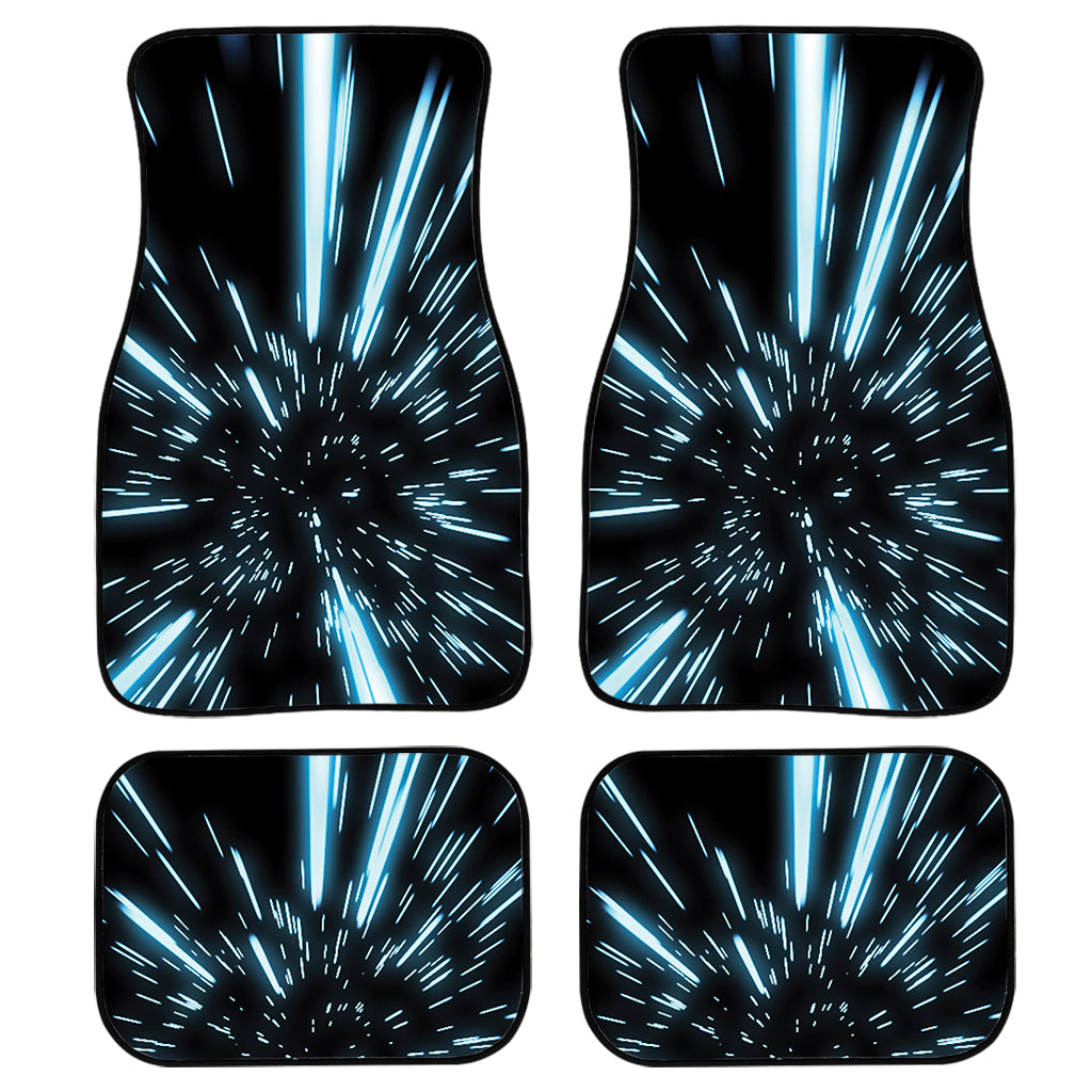 Hyperspace Lightspeed Print Front and Back Car Floor Mats