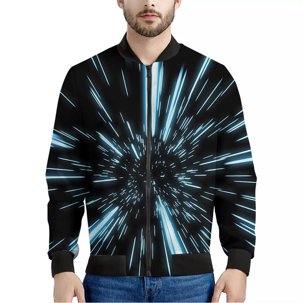 Hyperspace Lightspeed Print Men's Bomber Jacket