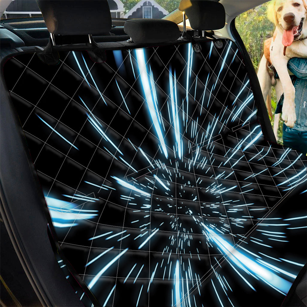 Hyperspace Lightspeed Print Pet Car Back Seat Cover