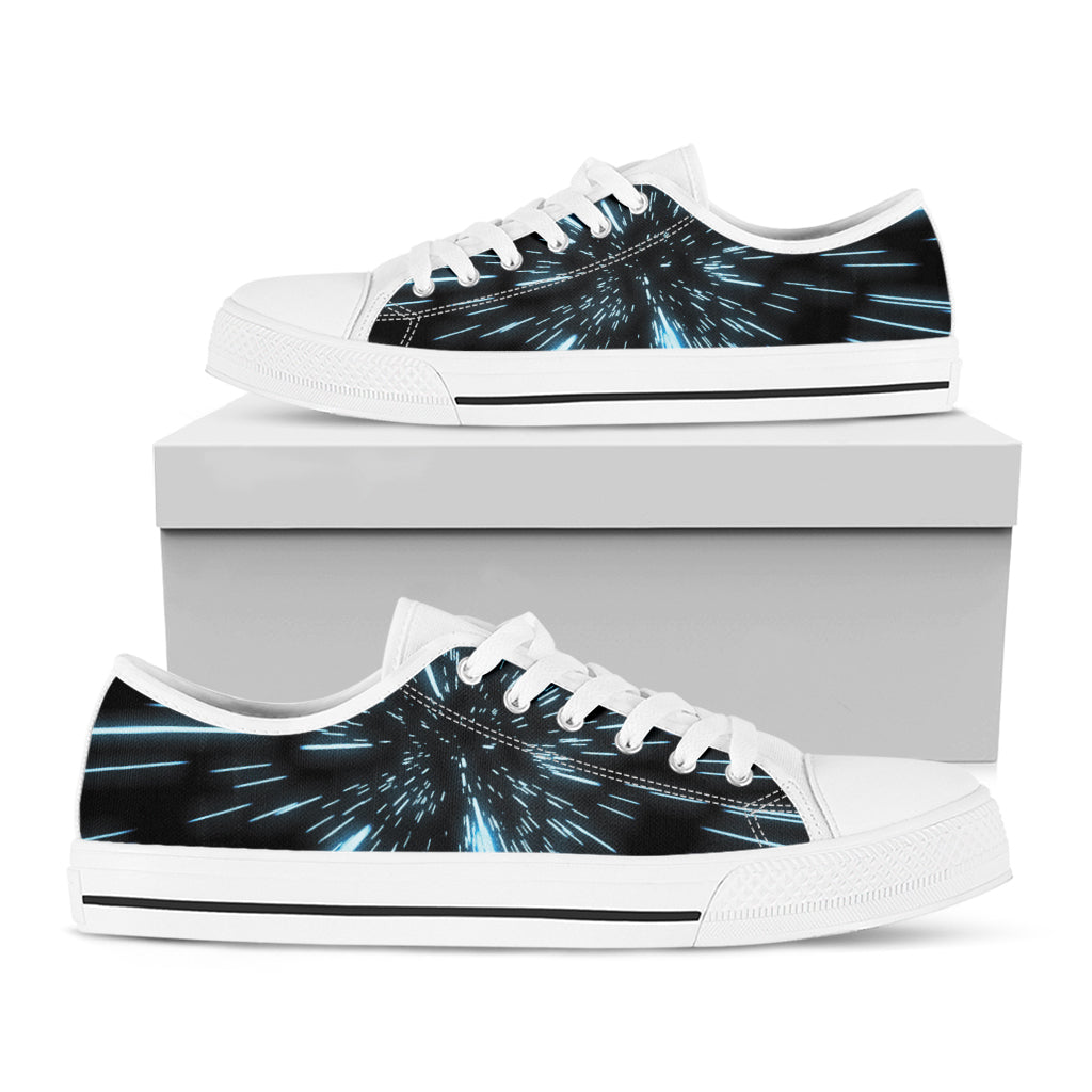 Hyperspace Lightspeed Print White Low Top Shoes