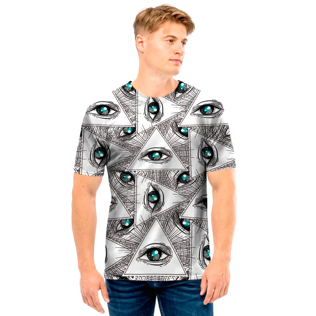 Illuminati Pattern Print Men's T-Shirt