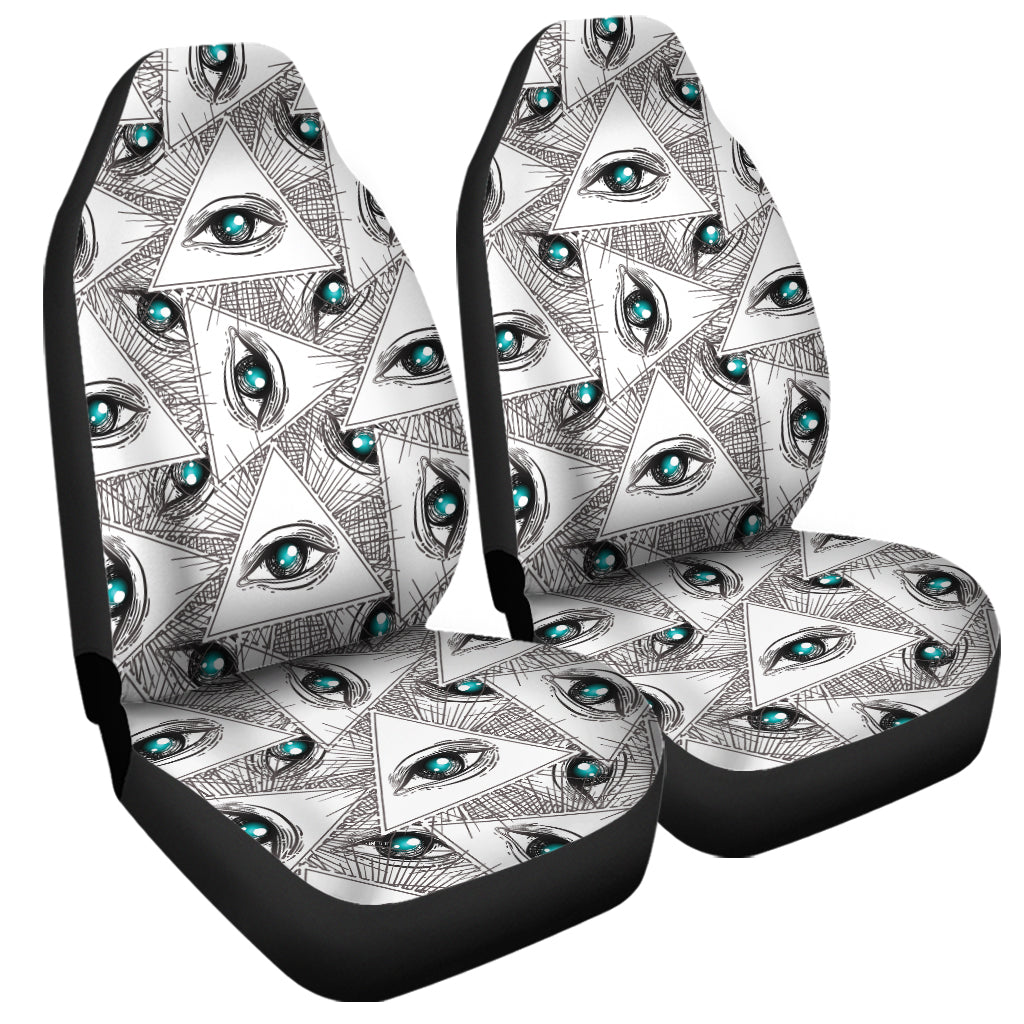 Illuminati Pattern Print Universal Fit Car Seat Covers