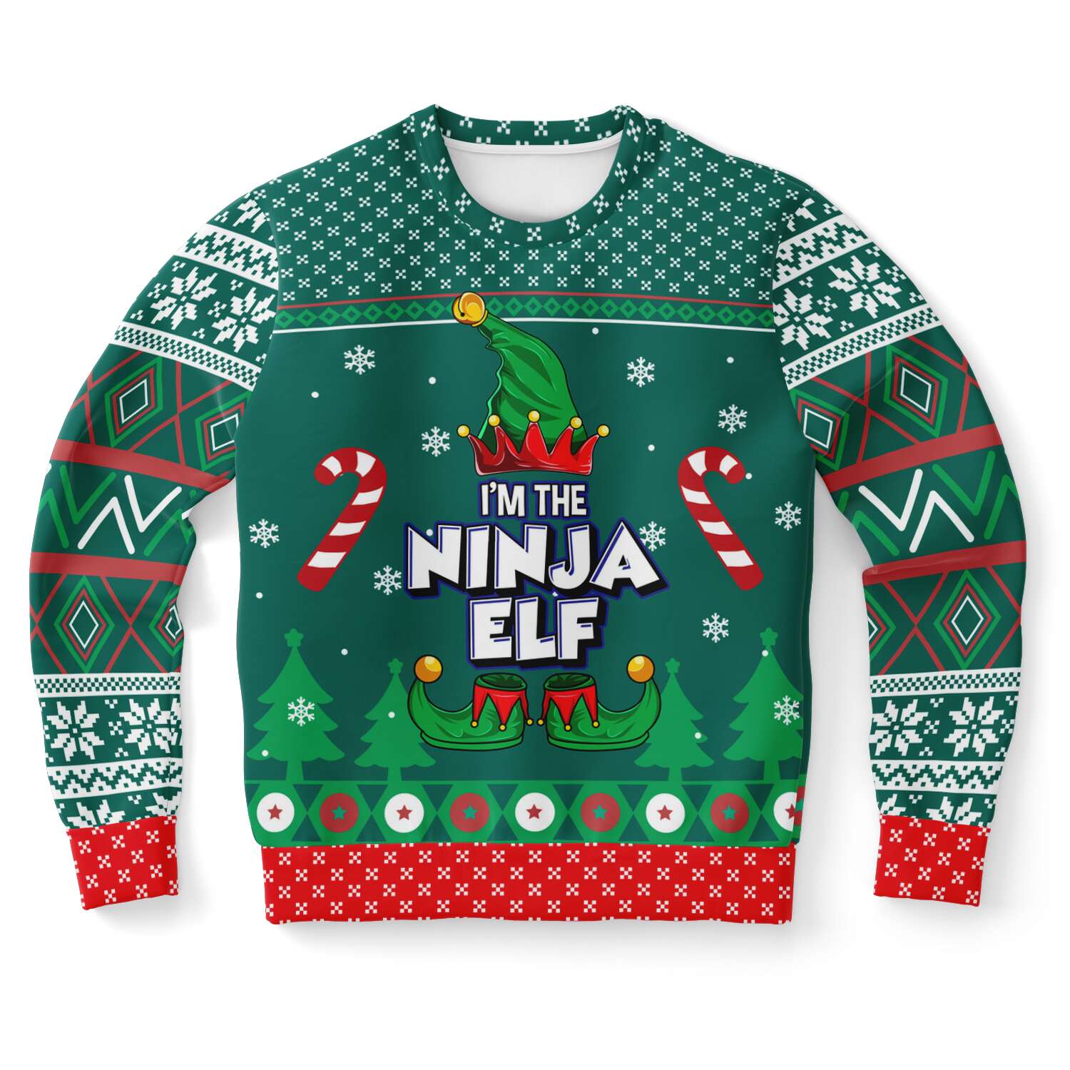 I'm The Ninja Elf Ugly Christmas Sweater